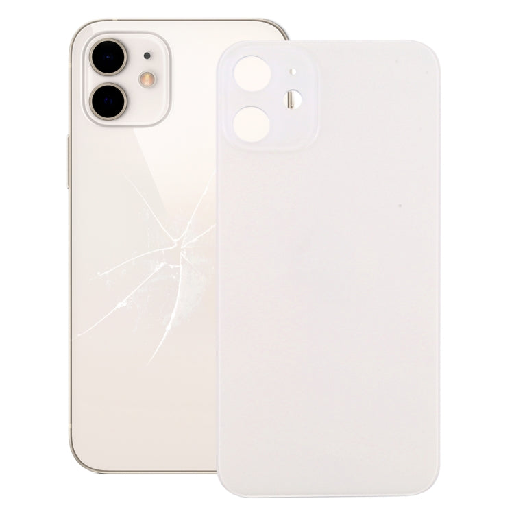 Easy Replacement Big Camera Hole Back Battery Cover for iPhone 12 Mini(White) - Back Cover by PMc TechLife | Online Shopping South Africa | PMc TechLife | Buy Now Pay Later Mobicred