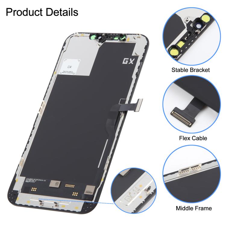 GX Soft OLED Screen For iPhone 12 Pro Max - free shipping - PMC TechLife - Order now!