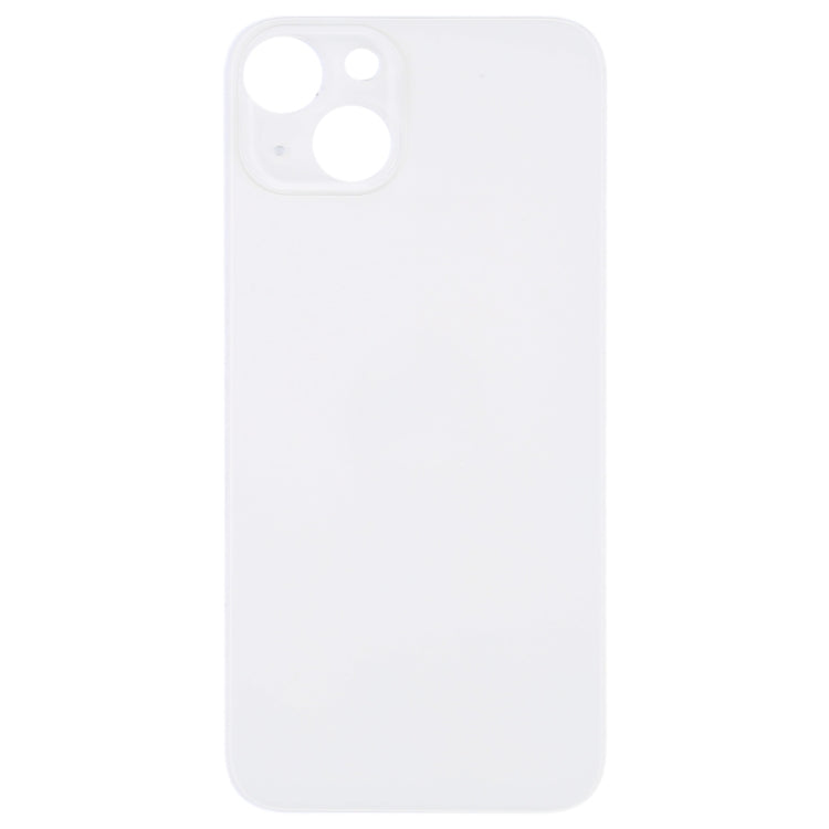 Easy Replacement Big Camera Hole Glass Back Battery Cover for iPhone 14(Silver) - Back Cover by PMc TechLife | Online Shopping South Africa | PMc TechLife | Buy Now Pay Later Mobicred