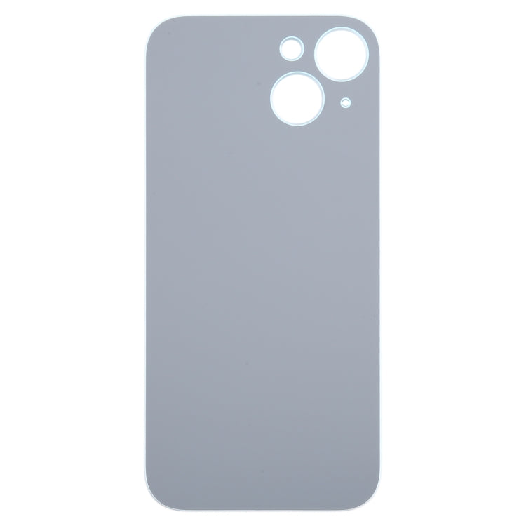 For iPhone 15 Easy Replacement Big Camera Hole Glass Back Battery Cover(Blue) - Back Cover by PMC TechLife | Online Shopping South Africa | PMC TechLife