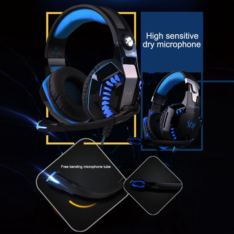 KOTION EACH G2000 Stereo Bass Gaming Headphone with Microphone & LED Light, For PS4, Smartphone, Tablet, Computer, Notebook - free shipping - PMC Jewellery - Order now!