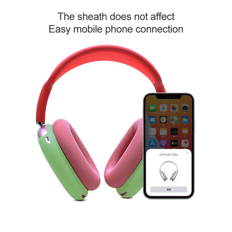 A Pair Full Coverage Anti-scratch Silicone Headphone Protective Case for AirPods Max(Silver Grey) - For AirPods Max by PMC TechLife | Online Shopping South Africa | PMC TechLife