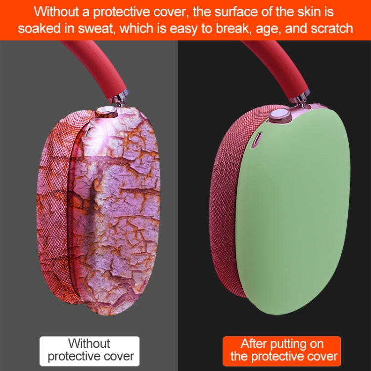 A Pair Full Coverage Anti-scratch Silicone Headphone Protective Case for AirPods Max(Red) - For AirPods Max by PMC TechLife | Online Shopping South Africa | PMC TechLife