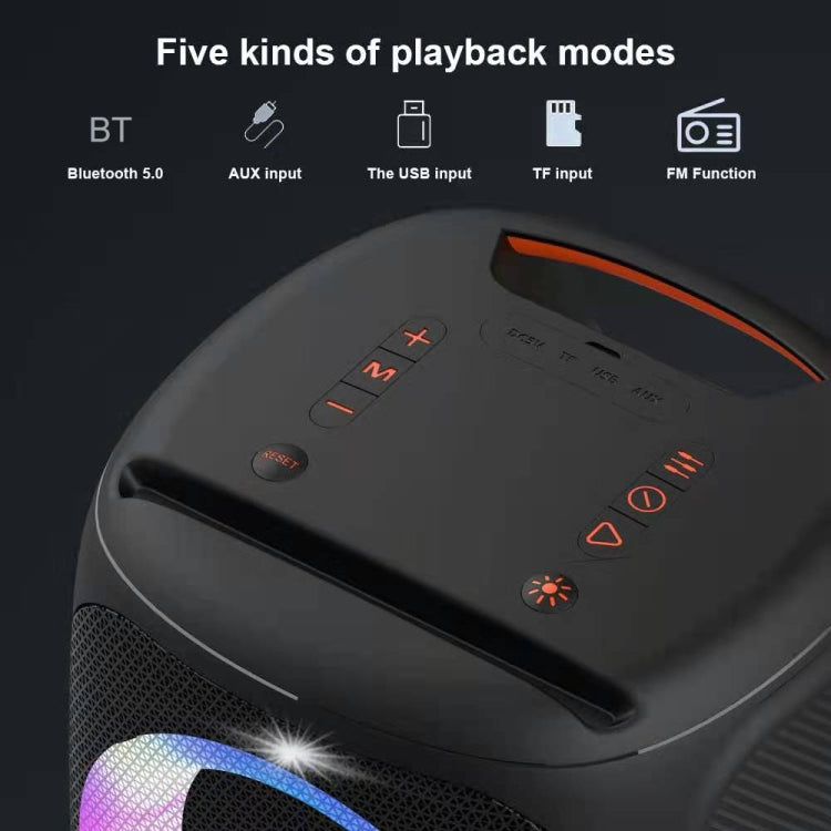 HOPESTAR Party100 Bluetooth 5.0 Portable Waterproof Wireless Bluetooth Speaker with Mobile Charging Function (Green) - free shipping - PMC Jewellery - Order now!