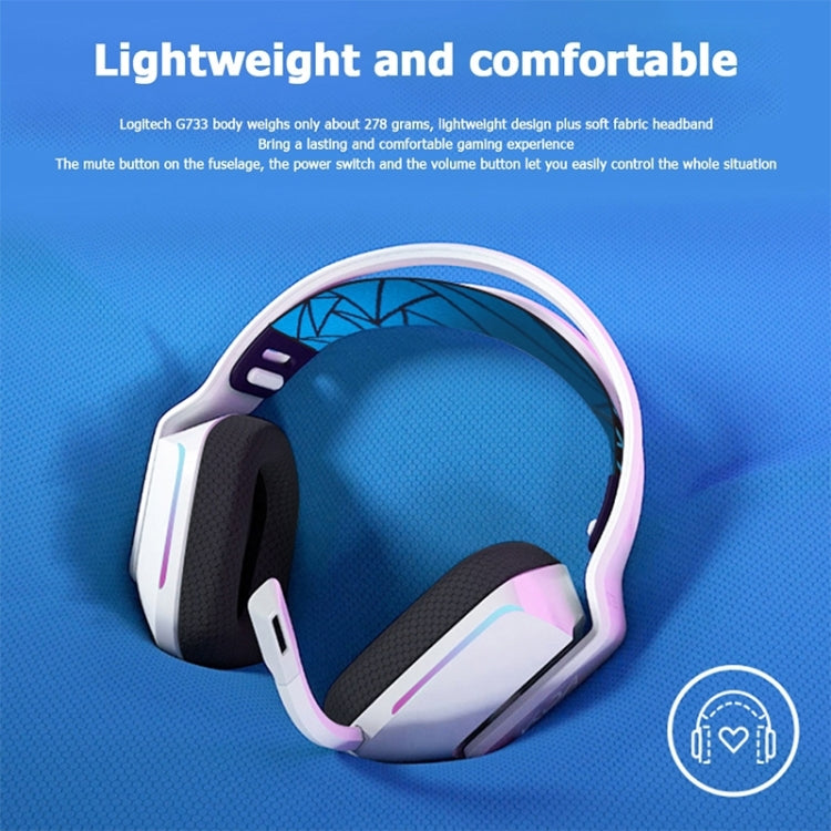Logitech G733 LIGHT SPEED Wireless RGB Gaming Headset (Purple) - free shipping - PMC TechLife - Order now!