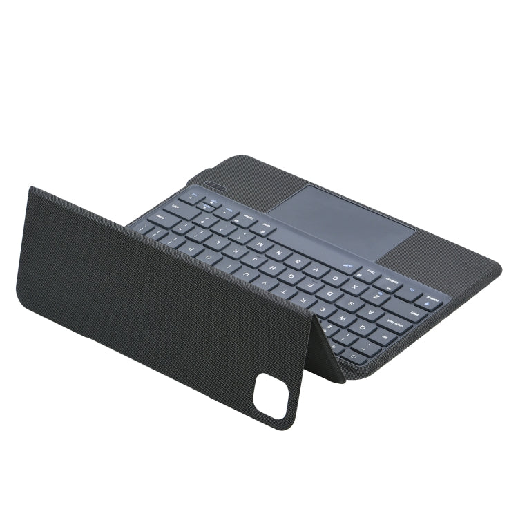 P3125-6 Grid Bluetooth Keyboard Leather Case with Touch Pad For iPad Air 11 2024 / Air 5 10.9 2022 / Air 4 10.9 2020 / iPad Pro 11 2021/2020/2018(Black) - free shipping - PMC TechLife - Order now!