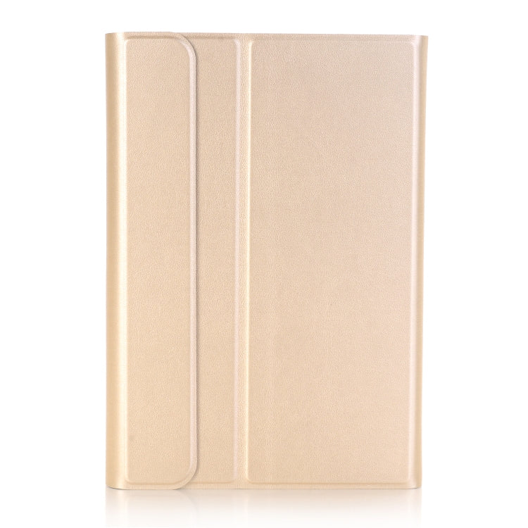 A05 Bluetooth 3.0 Ultra-thin ABS Detachable Bluetooth Keyboard Leather Tablet Case for iPad mini 5, with Holder(Gold) - free shipping - PMC Jewellery - Order now!