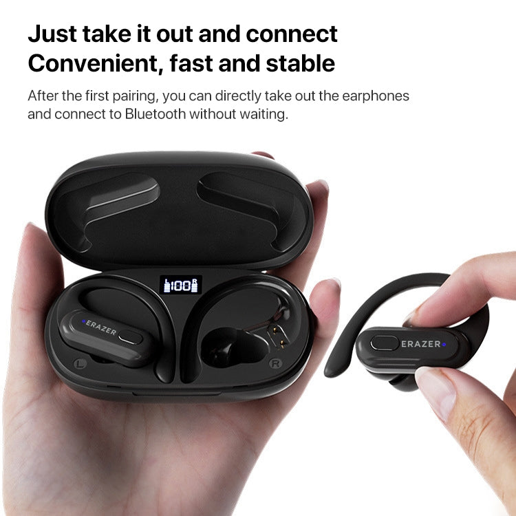 Lenovo Erazer XT60 Pro Bluetooth 5.3 Ear-mounted Sports Wireless Bluetooth Earphone (White) - free shipping - PMC TechLife - Order now!