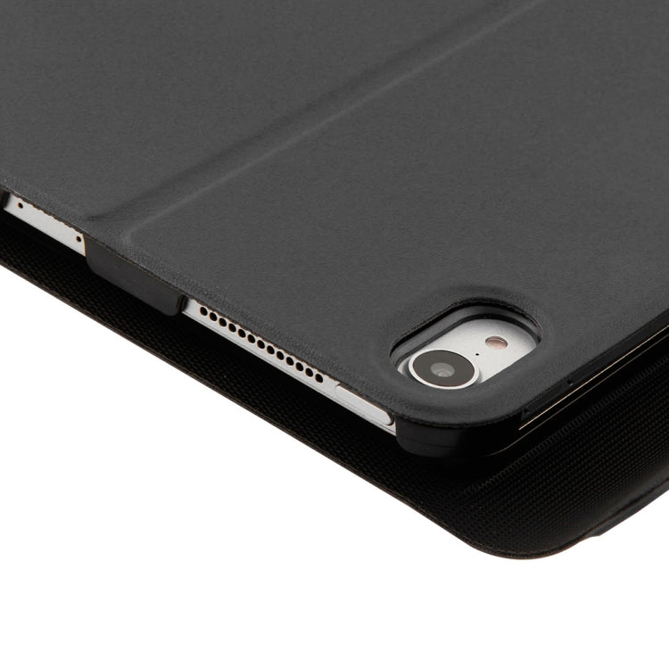 1139B Detachable Bluetooth 3.0 Aluminum Alloy Keyboard + Lambskin Texture Leather Tablet Case for iPad Pro 11 inch (2018), with Three-gear Adjustment / Magnetic / Sleep Function (Black Silver) - For iPad Pro by PMC TechLife | Online Shopping South Africa | PMC TechLife