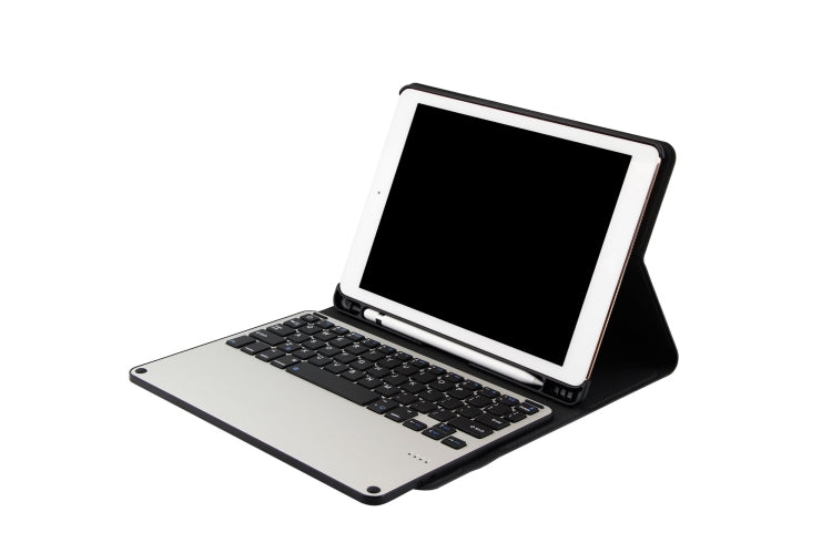 3018 Detachable Bluetooth 3.0 Aluminum Alloy Keyboard + Imitation Cloth Texture Leather Tablet Case for iPad Air / Air 2 / iPad Pro 9.7 inch, with Sleep / Water Repellent Function(Blue) - free shipping - PMC TechLife - Order now!