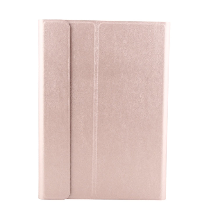 FT-1030 Bluetooth 3.0 ABS Brushed Texture Keyboard + Skin Texture Leather Tablet Case for iPad Air / Air 2 / iPad Pro 9.7 inch, with Three-gear Angle Adjustment / Magnetic / Sleep Function (Pink) - For iPad Pro by PMC TechLife | Online Shopping South Africa | PMC TechLife