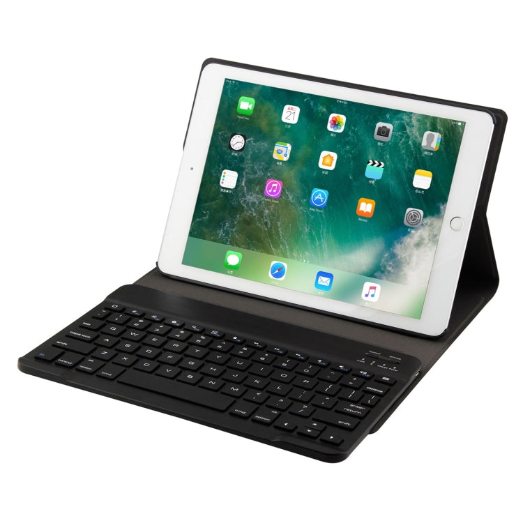 FT-1030 Bluetooth 3.0 ABS Brushed Texture Keyboard + Skin Texture Leather Tablet Case for iPad Air / Air 2 / iPad Pro 9.7 inch, with Three-gear Angle Adjustment / Magnetic / Sleep Function (Blue) - For iPad Pro by PMC TechLife | Online Shopping South Africa | PMC TechLife