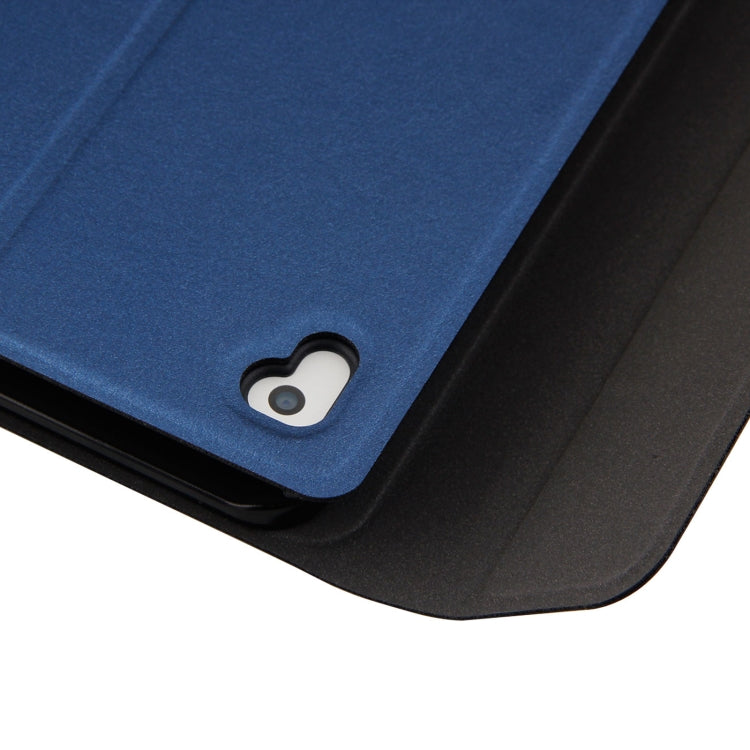 FT-1030 Bluetooth 3.0 ABS Brushed Texture Keyboard + Skin Texture Leather Tablet Case for iPad Air / Air 2 / iPad Pro 9.7 inch, with Three-gear Angle Adjustment / Magnetic / Sleep Function (Blue) - For iPad Pro by PMC TechLife | Online Shopping South Africa | PMC TechLife