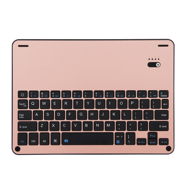 FT-1038B Detachable Bluetooth 3.0 Aluminum Alloy Keyboard + Lambskin Texture Leather Tablet Case for iPad Air / Air 2 / iPad Pro 9.7 inch, with Water Repellent / Three-gear Angle Adjustment / Magnetic / Sleep Function (Pink) - For iPad Pro by PMC TechLife | Online Shopping South Africa | PMC TechLife