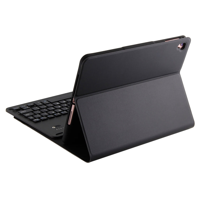 FT-1038E Detachable Bluetooth 3.0 Aluminum Alloy Keyboard + Lambskin Texture Leather Tablet Case for iPad Air / Air 2 / iPad Pro 9.7 inch, with Pen Slot / Water Repellent / Three-gear Angle Adjustment / Magnetic / Sleep Function (Black) - free shipping - PMC TechLife - Order now!