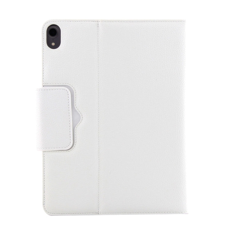 IP011 Detachable Bluetooth 3.0 ABS Keyboard + Litchi Texture Leather Tablet Case for iPad Pro 11 inch (2018), with Sleep Function (White) - free shipping - PMC TechLife - Order now!