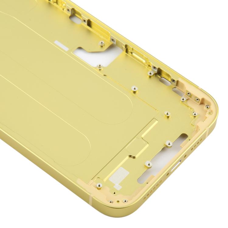 For iPhone 14 Plus Middle Frame Bezel Plate (Yellow) - Others by PMc TechLife | Online Shopping South Africa | PMc TechLife | Buy Now Pay Later Mobicred