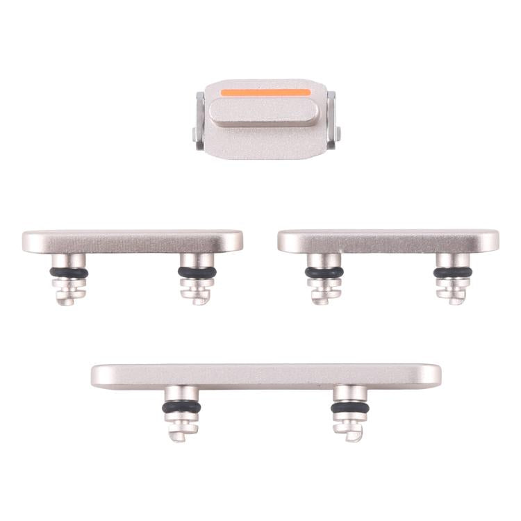 For iPhone 16e Power Button and Volume Control Button (Silver) - free shipping - PMC TechLife - Order now!