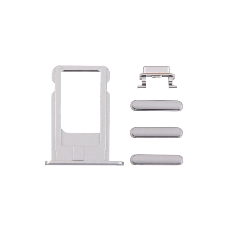 4 in 1 for iPhone 6 Plus (Card Tray + Volume Control Key + Power Button + Mute Switch Vibrator Key)(Grey) - iPhone 6/6 Plus Parts by PMc TechLife | Online Shopping South Africa | PMc TechLife | Buy Now Pay Later Mobicred