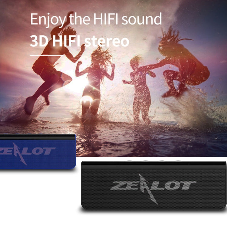 ZEALOT S31 10W 3D HiFi Stereo Wireless Bluetooth Speaker, Support Hands-free / USB / AUX / TF Card(Black) - Desktop Speaker by ZEALOT | Online Shopping South Africa | PMC TechLife | Buy Now Pay Later Mobicred