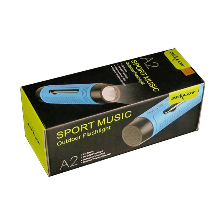 ZEALOT A2 Multifunctional Bass Wireless Bluetooth Speaker, Built-in Microphone, Support Bluetooth Call & AUX & TF Card & LED Lights (Dark Green) - free shipping - PMC Jewellery - Order now!