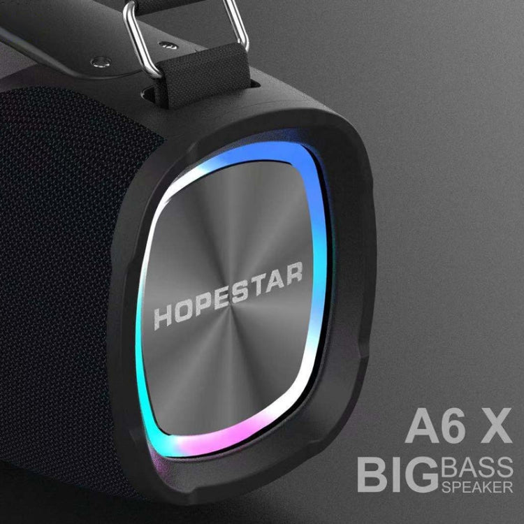 HOPESTAR A6X TWS Portable Outdoor Bluetooth Speaker with Colorful Music Lights, Support Power Bank & Hands-free Call & U Disk & TF Card & 3.5mm AUX(Green) - free shipping - PMC Jewellery - Order now!