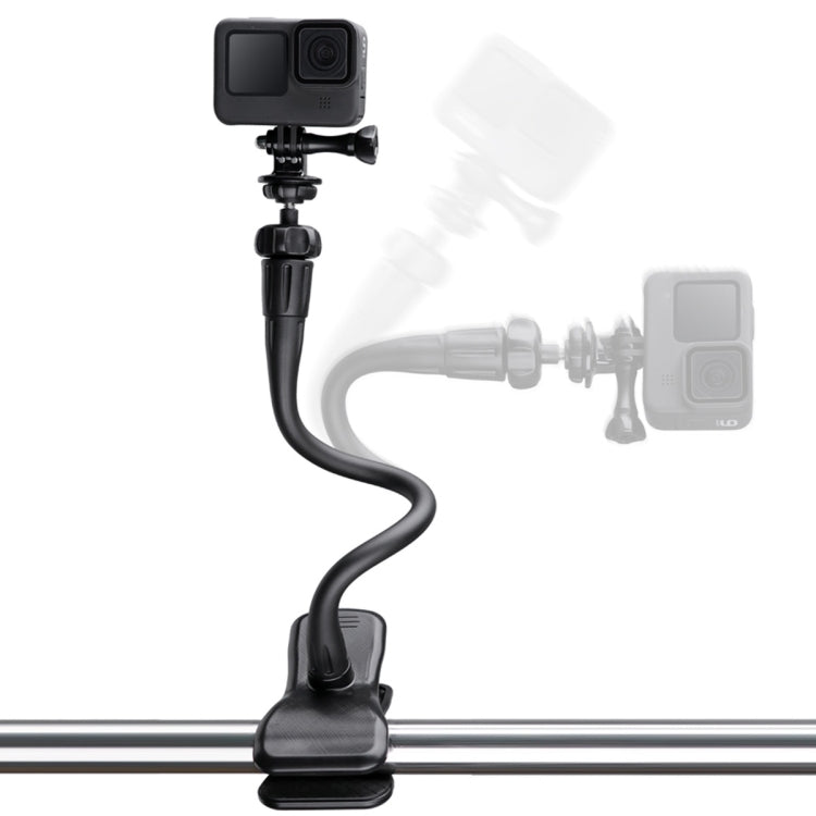 Flexible Arm Desktop Rod Action Camera Phone Holder Stand(Black) - Holder by PMC TechLife | Online Shopping South Africa | PMC TechLife | Buy Now Pay Later Mobicred