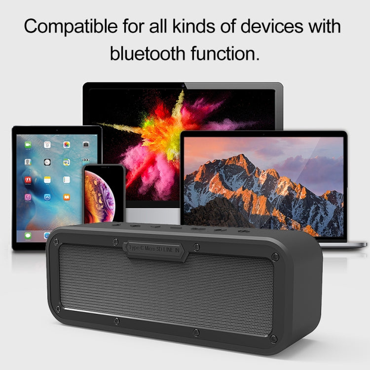 XDOBO Wake 1983 IPX7 Waterproof Portable Outdoor Wireless Bluetooth Speaker (Black) - free shipping - PMC Jewellery - Order now!