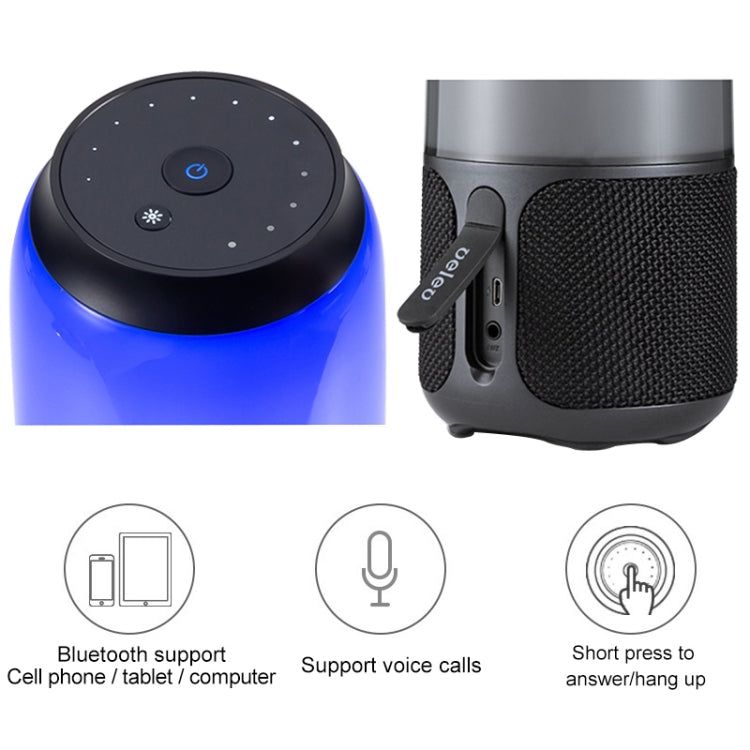 Original Xiaomi Youpin V03 Wireless Bluetooth Speaker with Colorful Light, Support Hands-free / AUX(Black) - free shipping - PMC TechLife - Order now!