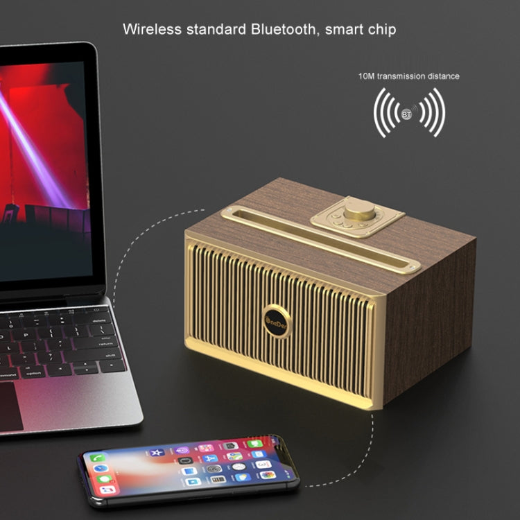 Oneder V6 Portable Wireless Bluetooth Speaker, Support Hands-free & FM & TF Card & AUX & USB Drive (Bronze) - free shipping - PMC Jewellery - Order now!
