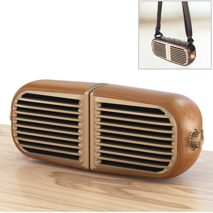 Oneder V8 Magnetic Suction Pair Stereo Sound Box Wireless Bluetooth Speaker with Strap, Support Hands-free & TF Card & AUX & USB Drive(Champagne Gold) - free shipping - PMC Jewellery - Order now!