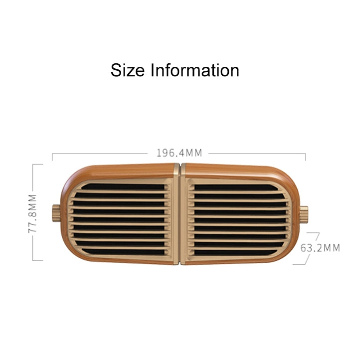 Oneder V8 Magnetic Suction Pair Stereo Sound Box Wireless Bluetooth Speaker with Strap, Support Hands-free & TF Card & AUX & USB Drive(Champagne Gold) - free shipping - PMC Jewellery - Order now!