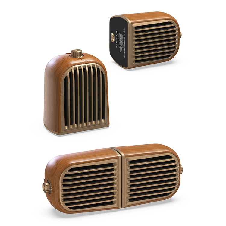 Oneder V8 Magnetic Suction Pair Stereo Sound Box Wireless Bluetooth Speaker with Strap, Support Hands-free & TF Card & AUX & USB Drive(Bronze) - free shipping - PMC Jewellery - Order now!