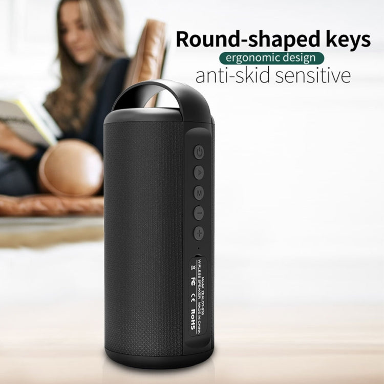 ZEALOT S36 Portable Heavy Bass Wireless Bluetooth Speaker with Built-in Mic, Support Hands-Free Call & TF Card & AUX (Black) - free shipping - PMC Jewellery - Order now!