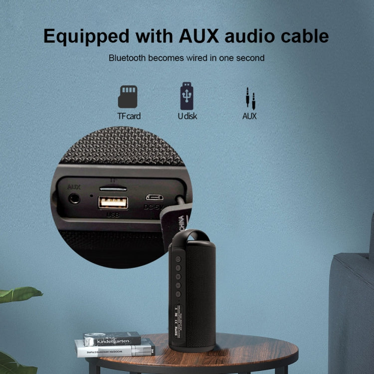 ZEALOT S36 Portable Heavy Bass Wireless Bluetooth Speaker with Built-in Mic, Support Hands-Free Call & TF Card & AUX (Black) - free shipping - PMC Jewellery - Order now!