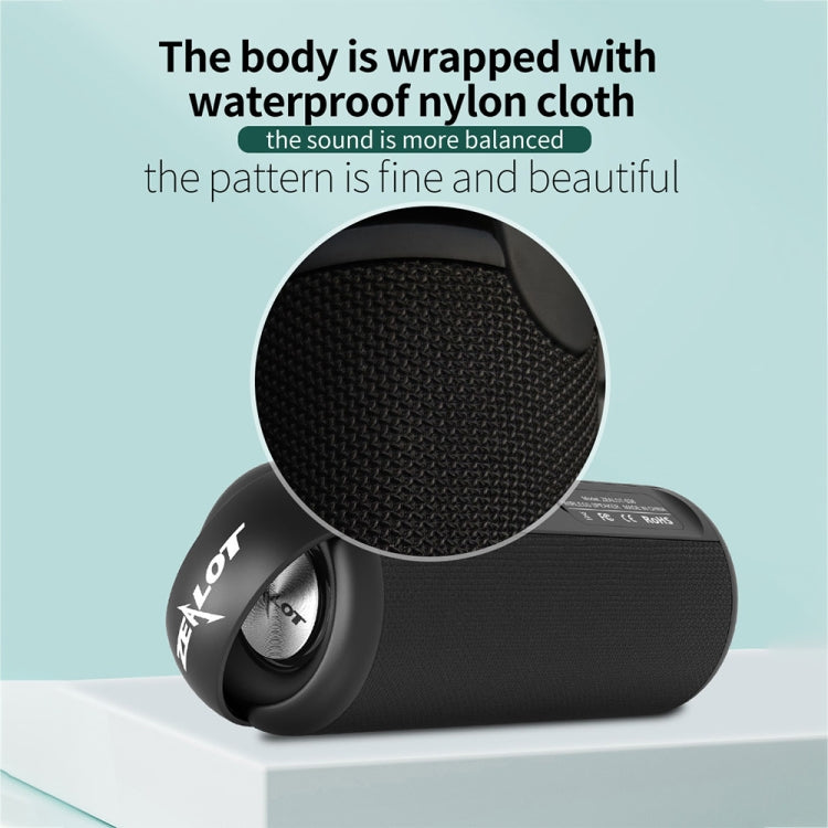 ZEALOT S36 Portable Heavy Bass Wireless Bluetooth Speaker with Built-in Mic, Support Hands-Free Call & TF Card & AUX (Black) - free shipping - PMC Jewellery - Order now!