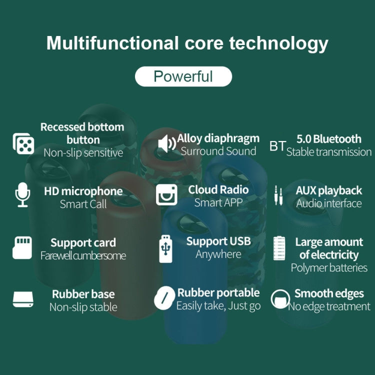 ZEALOT S36 Portable Heavy Bass Wireless Bluetooth Speaker with Built-in Mic, Support Hands-Free Call & TF Card & AUX (Black) - free shipping - PMC Jewellery - Order now!