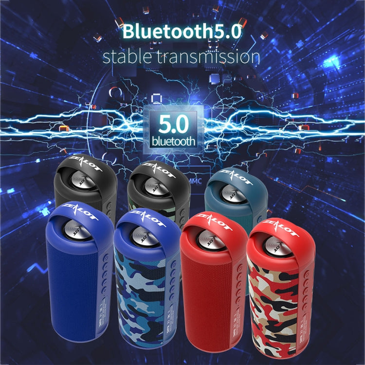 ZEALOT S36 Portable Heavy Bass Wireless Bluetooth Speaker with Built-in Mic, Support Hands-Free Call & TF Card & AUX (Black) - free shipping - PMC Jewellery - Order now!