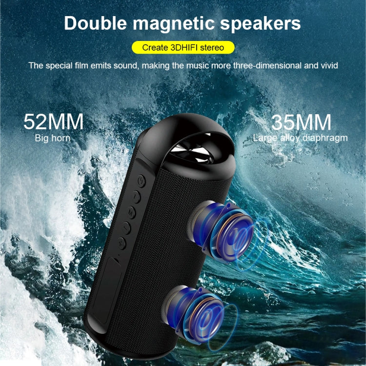 ZEALOT S36 Portable Heavy Bass Wireless Bluetooth Speaker with Built-in Mic, Support Hands-Free Call & TF Card & AUX (Black) - free shipping - PMC Jewellery - Order now!