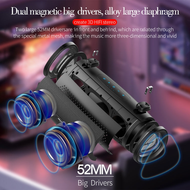 ZEALOT S38 Portable Subwoofer Wireless Bluetooth Speaker with Built-in Mic, Support Hands-Free Call & TF Card & AUX (Blue) - free shipping - PMC Jewellery - Order now!