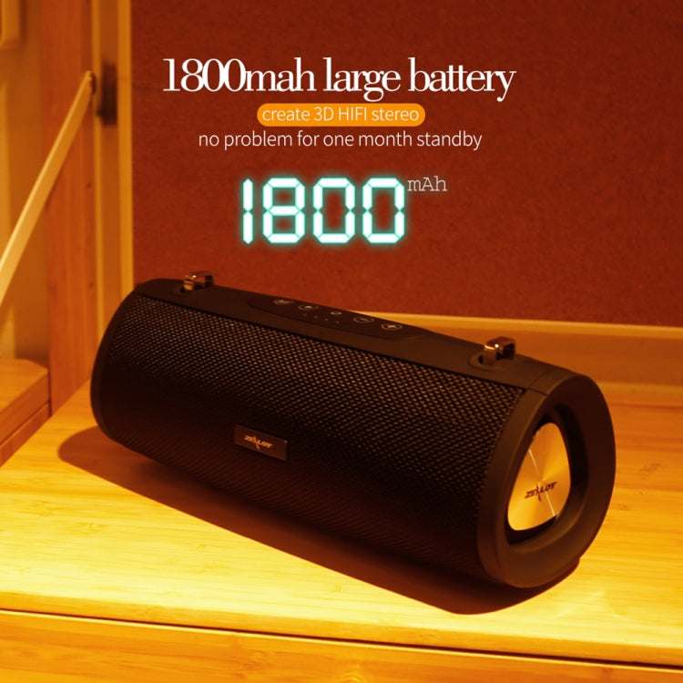 ZEALOT S38 Portable Subwoofer Wireless Bluetooth Speaker with Built-in Mic, Support Hands-Free Call & TF Card & AUX (Lake Blue) - free shipping - PMC Jewellery - Order now!