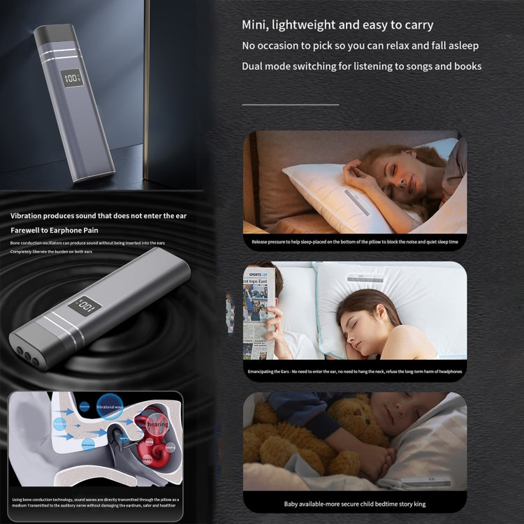 QY08 Bluetooth Bone Conduction Pillow Speaker (Blue) - Desktop Speaker by PMC TechLife | Online Shopping South Africa | PMC TechLife | Buy Now Pay Later Mobicred