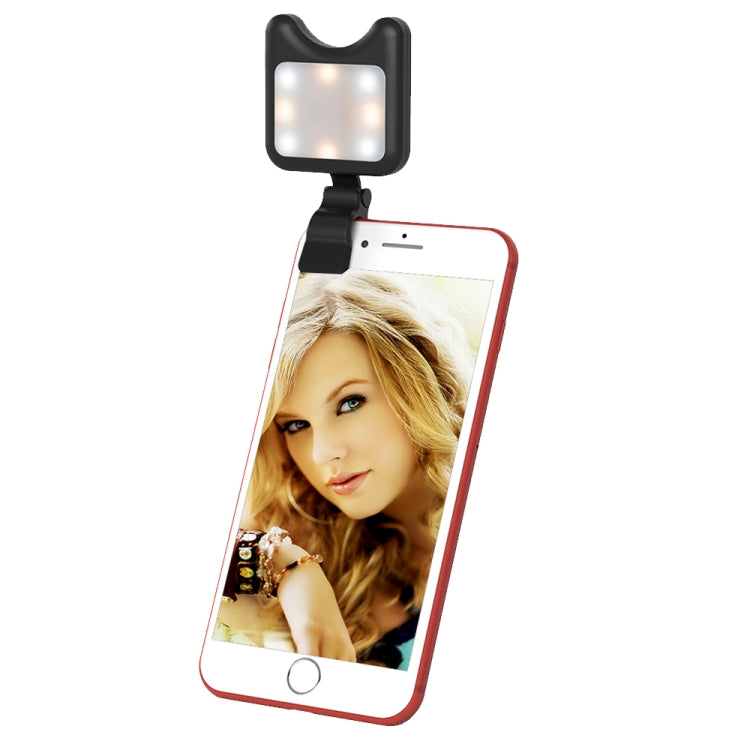 APEXEL APL-FL01 Universal Phone Camera Lens Selfie LED Fill Light with Clip, For iPhone, Samsung, Huawei, Xiaomi, HTC and Other Smartphones(Black) - free shipping - PMC TechLife - Order now!