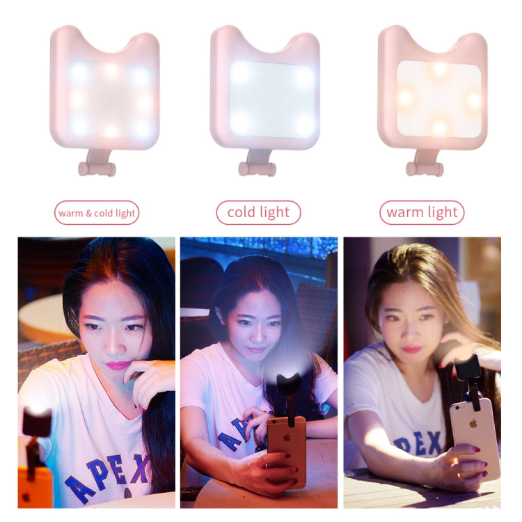 APEXEL APL-FL01 Universal Phone Camera Lens Selfie LED Fill Light with Clip, For iPhone, Samsung, Huawei, Xiaomi, HTC and Other Smartphones(Black) - free shipping - PMC TechLife - Order now!