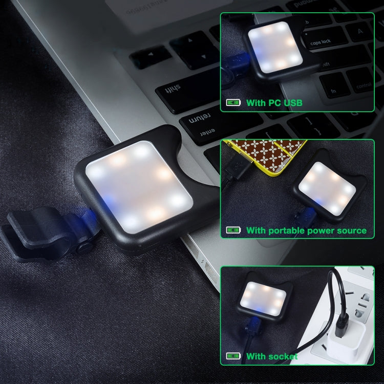 APEXEL APL-FL01 Universal Phone Camera Lens Selfie LED Fill Light with Clip, For iPhone, Samsung, Huawei, Xiaomi, HTC and Other Smartphones(Black) - free shipping - PMC TechLife - Order now!