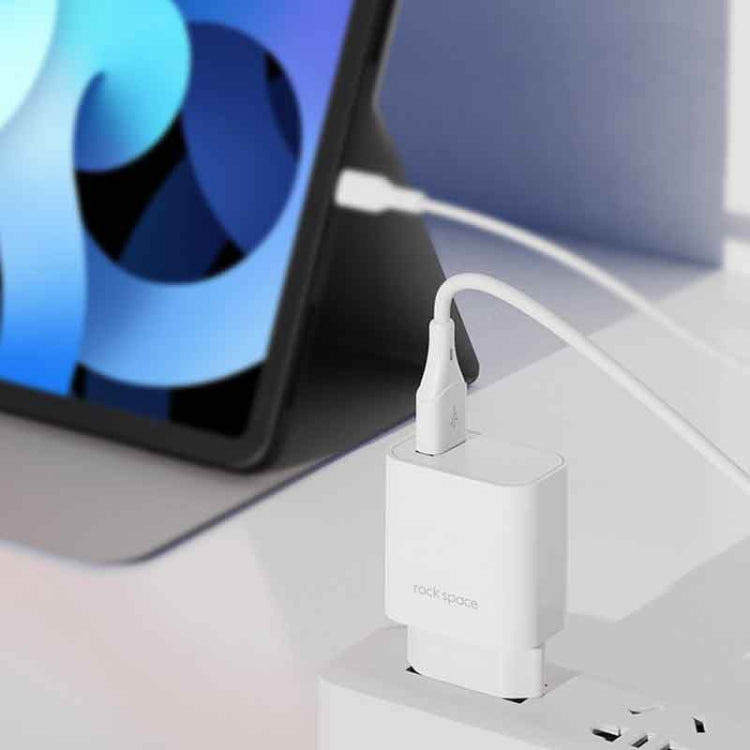 ROCK SPACE HGF-058EU-A T48 QC3.0 USB Single Port Travel Charger, EU Plug - USB Charger by ROCK | Online Shopping South Africa | PMC TechLife | Buy Now Pay Later Mobicred