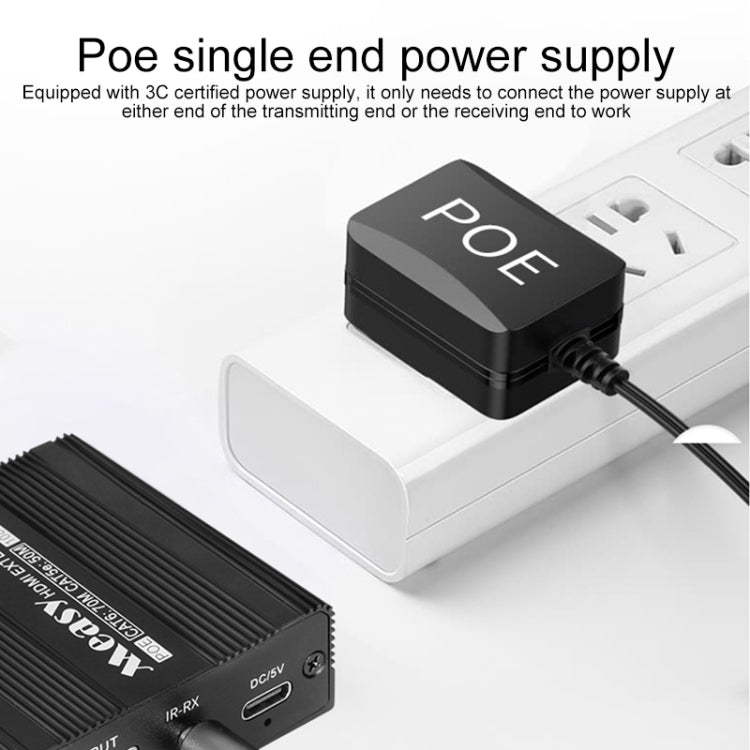 Measy ET100 HDMI Extender Transmitter + Receiver Converter Ethernet Cable, Transmission Distance: 70m - free shipping - PMC Jewellery - Order now!