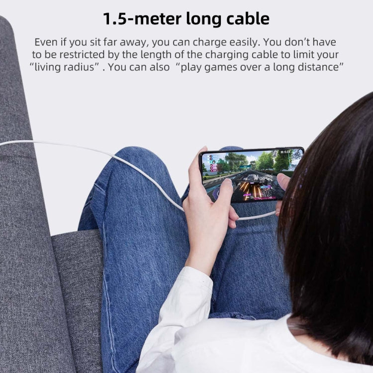 Original Xiaomi 6A USB to USB-C / Type-C 90 Degree Elbow Fast Charging Data Cable, Length: 1.5m - USB-C & Type-C Cable by Xiaomi | Online Shopping South Africa | PMC TechLife | Buy Now Pay Later Mobicred