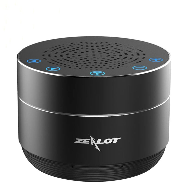 ZEALOT S19 3D Surround Bass Stereo Touch Control Bluetooth V4.2+EDR Speaker, Support AUX, TF Card, For iPhone, Samsung, Huawei, Xiaomi, HTC and Other Smartphones, Bluetooth Distance: about 10m (Black) - free shipping - PMC Jewellery - Order now!
