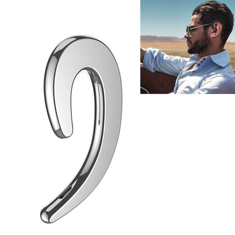 B18 Bone Conduction Bluetooth V4.1 Sports Headphone Earhook Headset, For iPhone, Samsung, Huawei, Xiaomi, HTC and Other Smart Phones or Other Bluetooth Audio Devices(Silver) - free shipping - PMC TechLife - Order now!